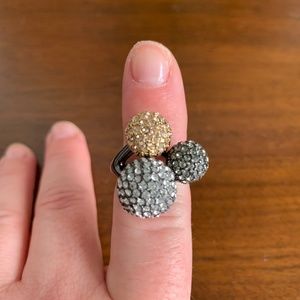 Stella and Dot Soiree Trio Adjustable Ring.